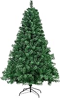 Homewit künstliche Weihnachtsbaum 150 cm (Ø ca. 75 cm), künstliche grüne Tannenbaum mit 420 Zweige, abziehbar...