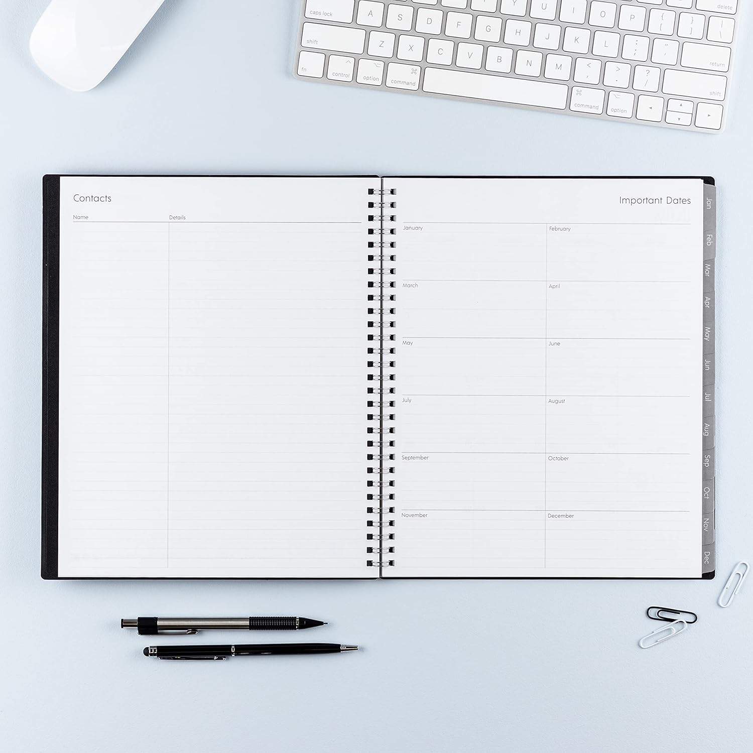 Blue Sky 2022 Monthly Planner, January 2022 - December 2022, 8" x 10", Flexible Cover, Wirebound, Enterprise (131794) : Everything Else