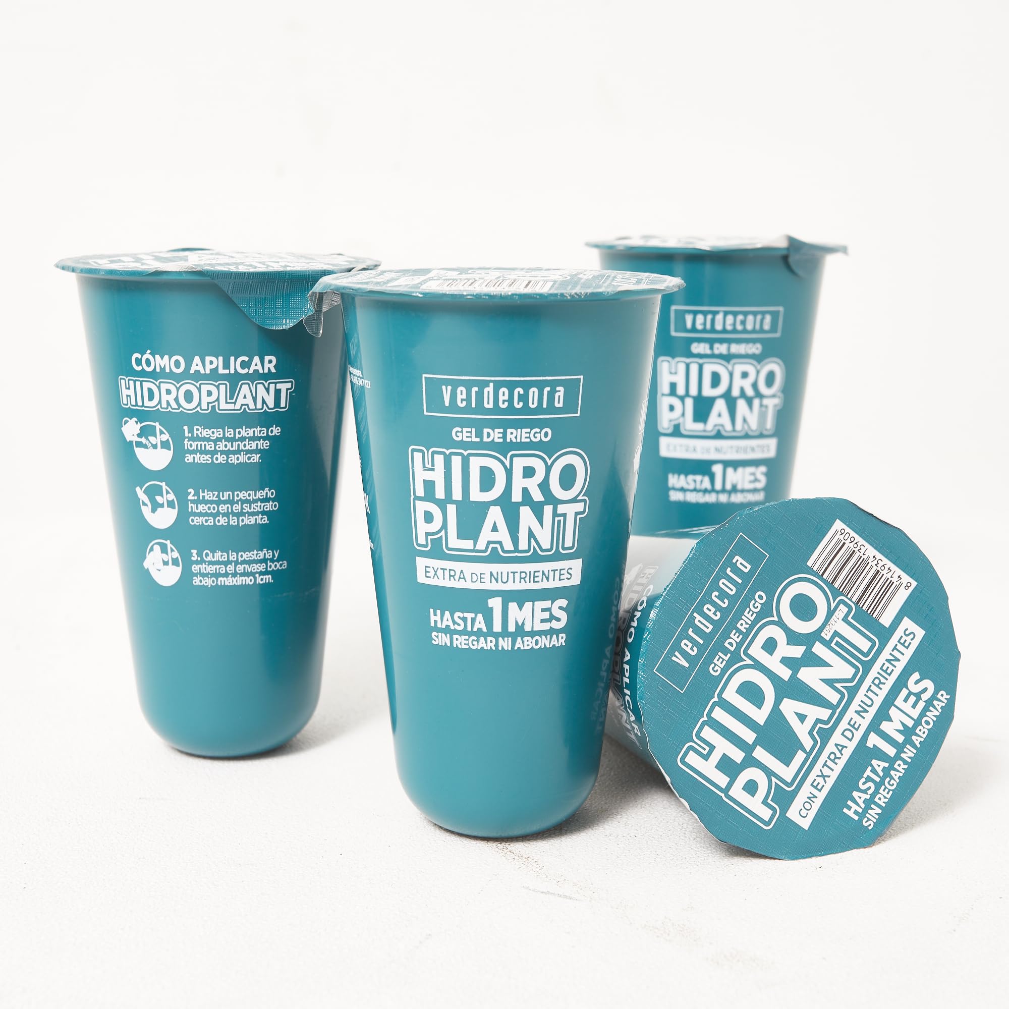 verdecora Gel de Riego Hidroplant Pack 72 - hasta 1 Mes sin regar ni abonar