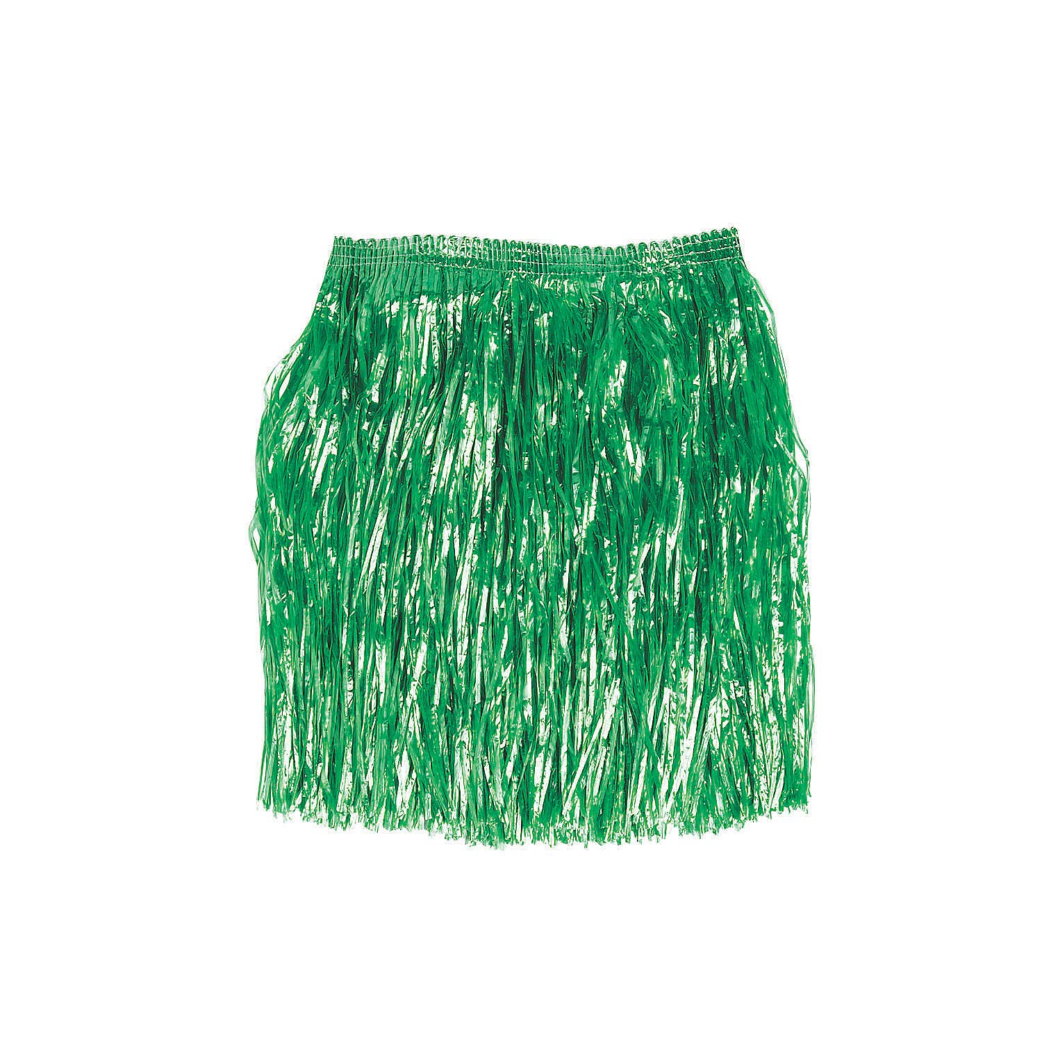 Fun Express - Green Kiddie Hula Skirt for Party - Apparel Accessories - Luauwear - Hula Skirts - Party - 1 Piece
