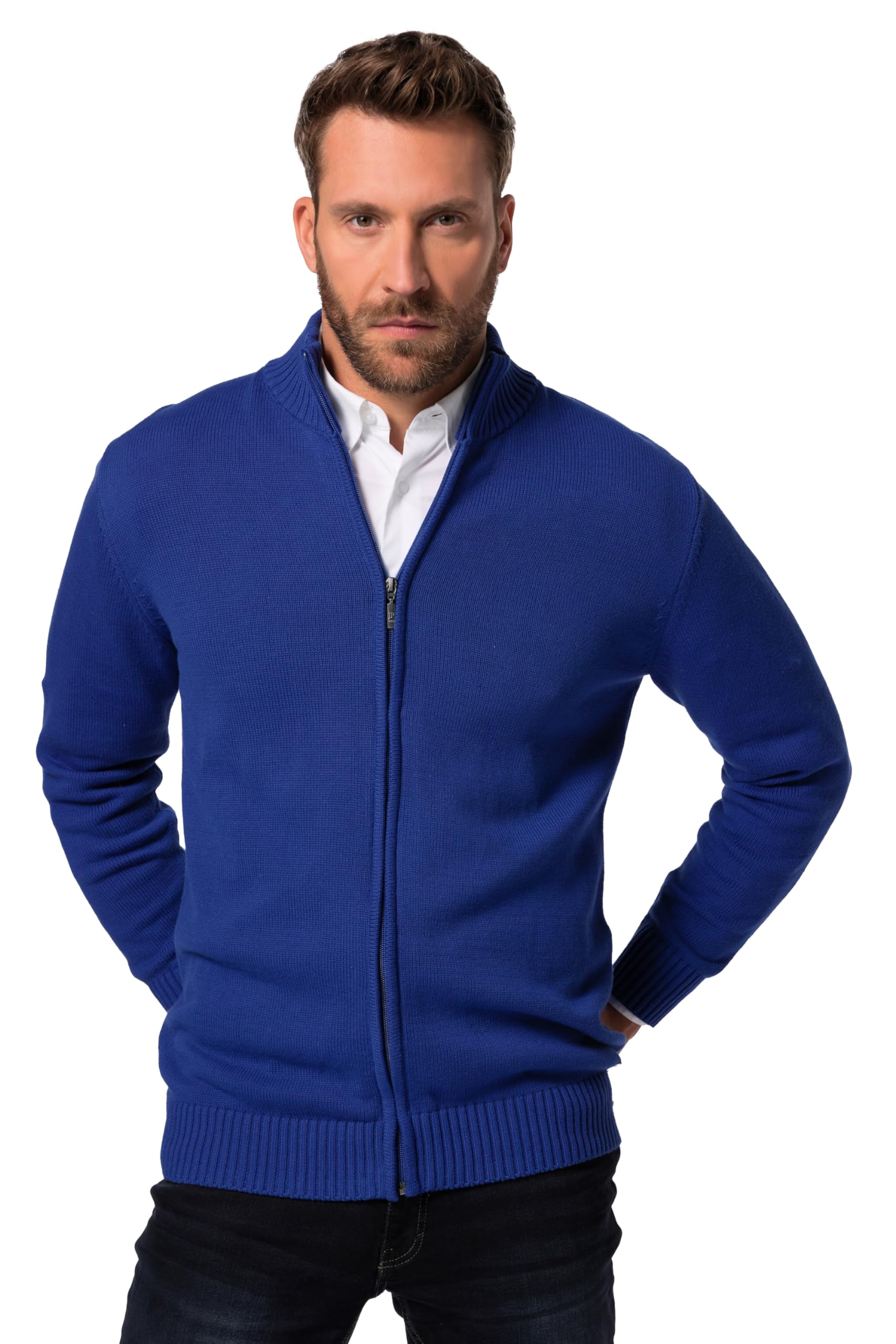 Strickjacke Cardigans Homme JP 1880 en Grosse Maille