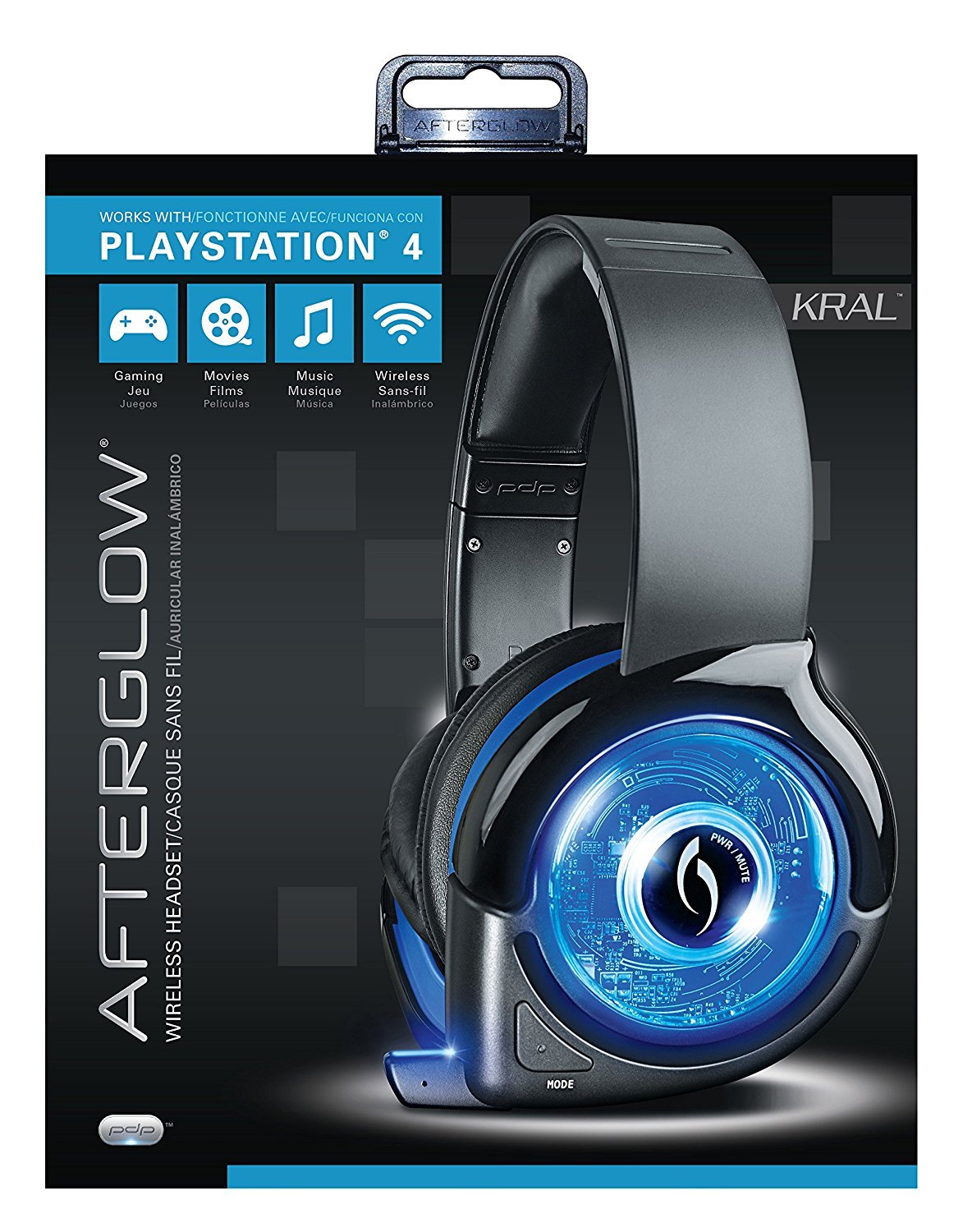 PDP Afterglow Kral PS4 Wireless Headset