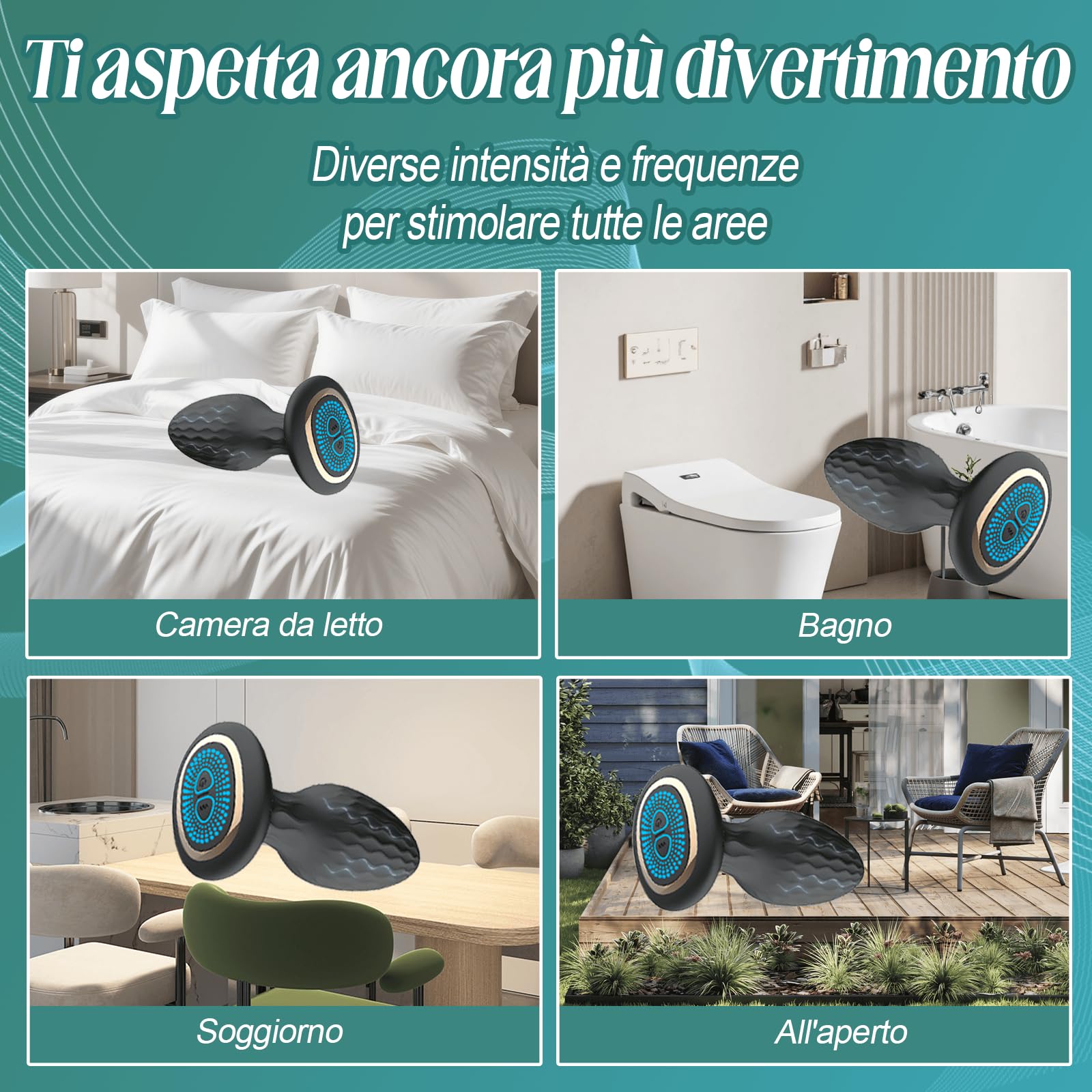 Vibratore Anale, Stimolatore Prostata, Vibratoreper Uomo Professionale Plug Analesex Toy Dilatatore Ano per Uomo Vibratoreper Donna Analesex Toy Telecomando Sex Toys Sessuali per Uomini