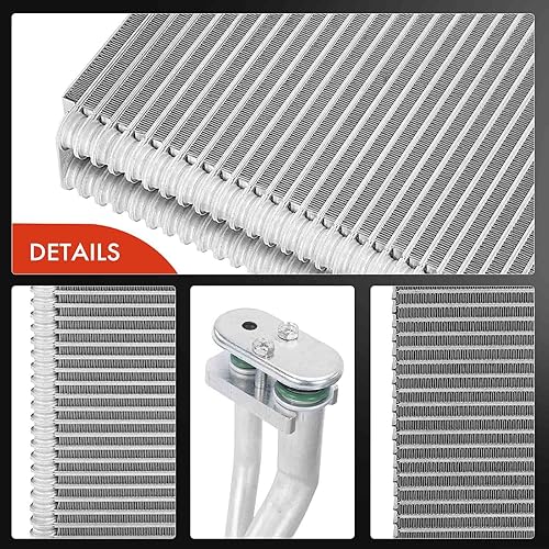 Miniatura 4 de A-Premium Núcleo del evaporador del A/C delantero compatible con Chrysler 300 2005-2010 y Dodge Challenger 2008-2010, Charger 2006-2010, Magnum