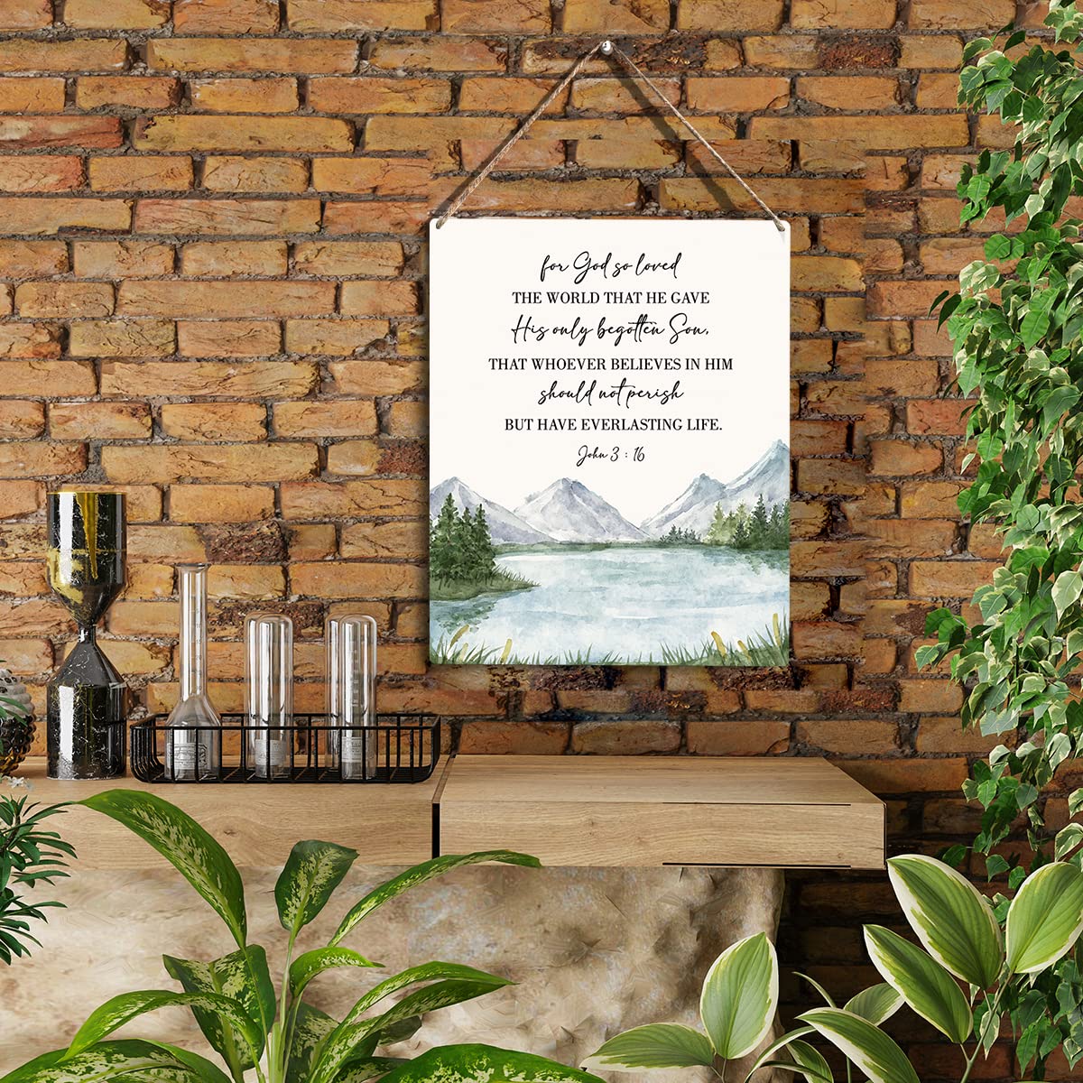Targa in metallo con citazioni motivazionali, decorazione da parete per cucina, decorazione da parete, poster in metallo, 20 x 30 cm