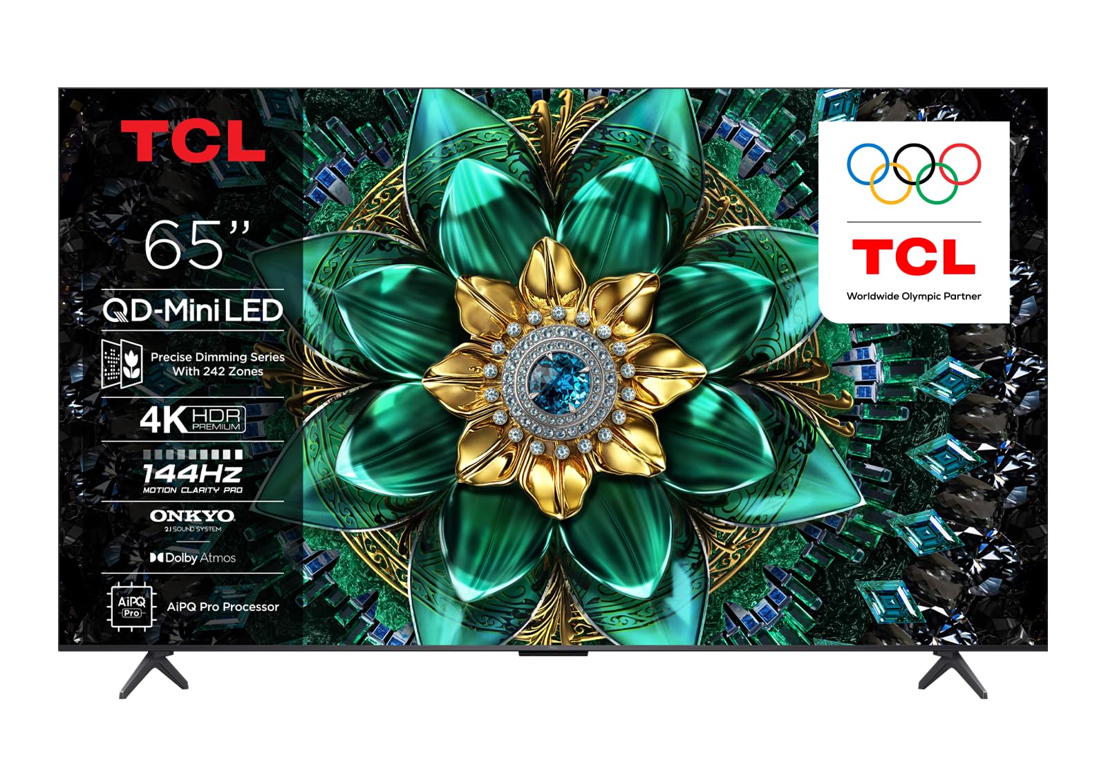 tcl 65 pollici smart tv 4k hdr con google tv