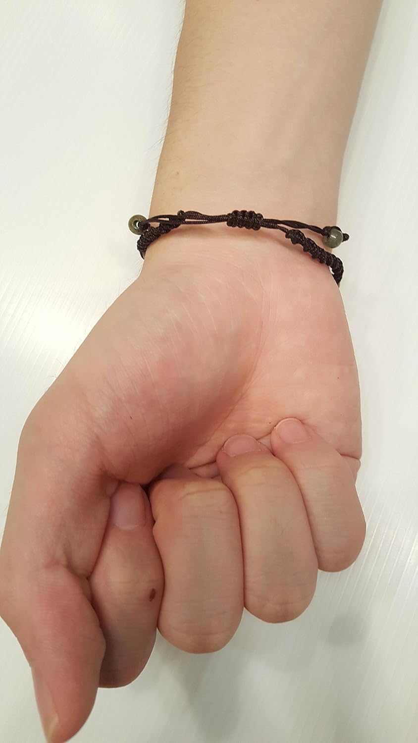 Infinityee888 Green Coin Jade Bead Bracelets Feng Shui for Men, Women Bracelet-BC01 - Image 5