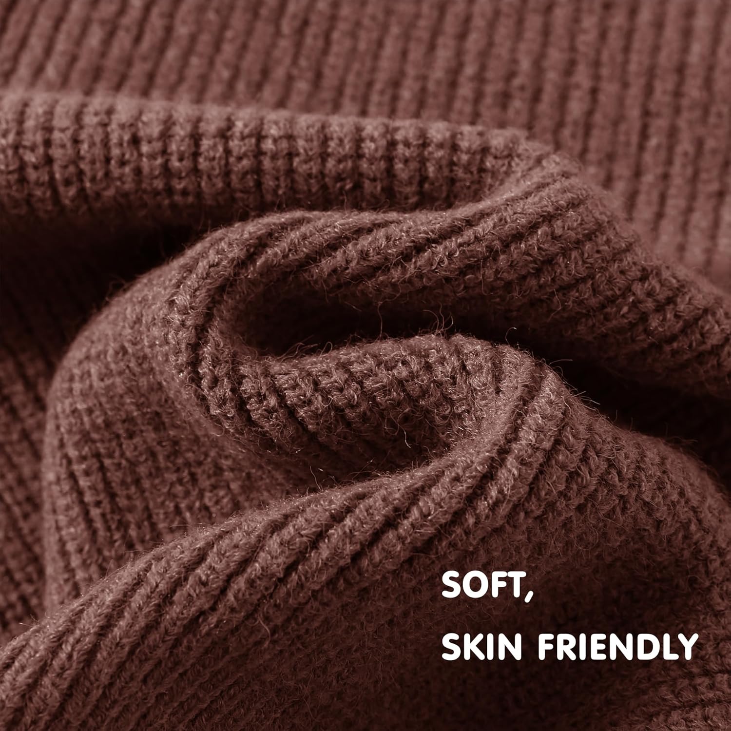 Jimonda Toddler Knit Sweater Round Neck Cute Long Sleeve Pullover Sweatshirt for Baby Girl Boy Oversized Fall Winter Clothes - Image 5