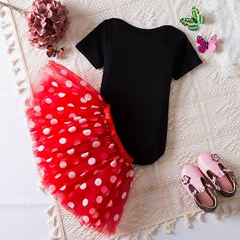 Nileafes Baby Girl One 1st Birthday Party Photoshoot Outfit Toddler Infant Tutu Tulle Headband Skirt 3pcs Clothing Set