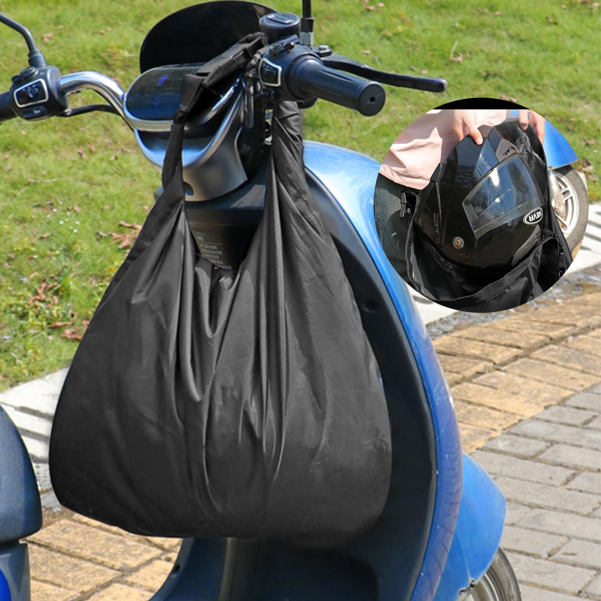 ZAHD borsa impermeabile per caschi in tessuto Oxford per esterni Borsa porta casco pieghevole impermeabile Zaino porta Borsa per casco da moto caschi da equitazione per Casco Moto Caschi Sci