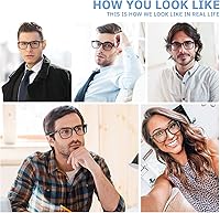 Vista 33 de CCVOO Reading Glasses for Women/Men, Eyeglasses, Blue Light Readers for Women/Men, Computer Eye Glasses, Cheaters