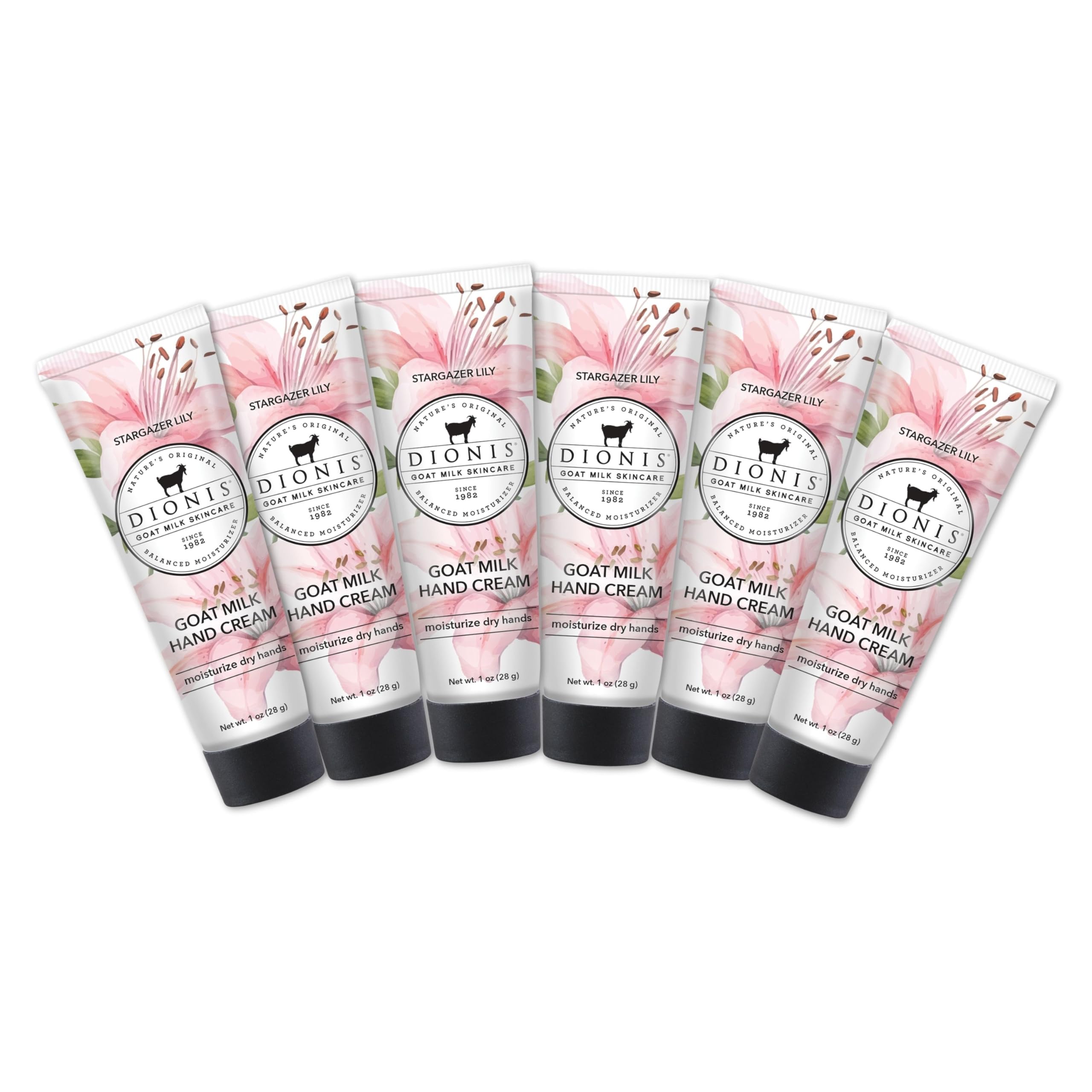 Dionis - Goat Milk Skincare Scented Hand Cream (1 oz) Set of 6, Moisturizing ...