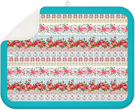 Dish Drying Mat Pioneer Kitchen Mat for Countertop Protector Absorbent Mats Dishes Pad for Kitchen Counter Coffee Table Decor Accessories Extra Large 18X24 inch