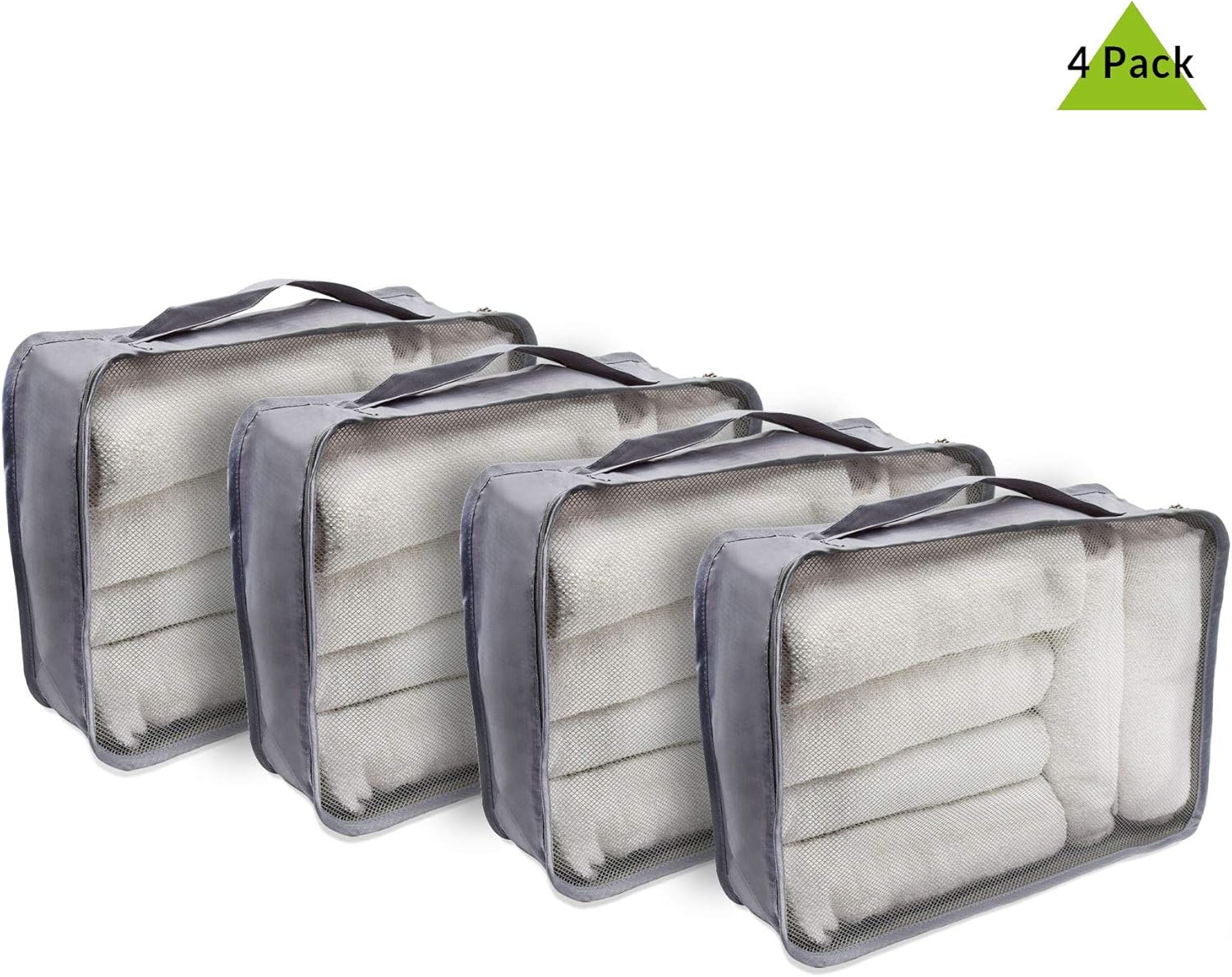 Rolling Nomad 4 Set Packing Cubes for Suitcases, Travel, Camping - Image 4