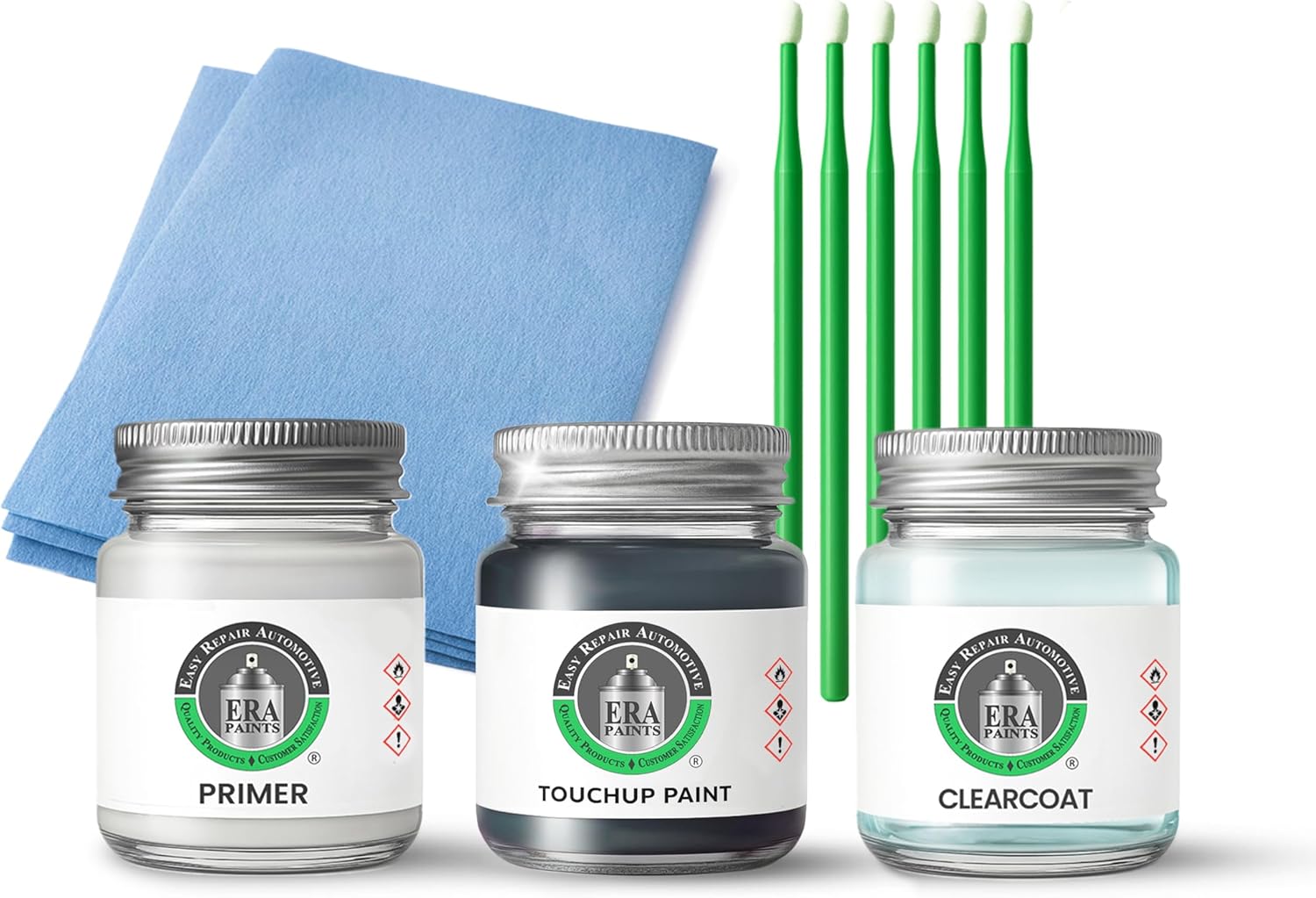 ERA Paints - 364 - Topaz Blue Metallic for BMW Exact OEM Color Match Automotive Touch Up Paint for Cars - Scratch & Chip Repair for Metal & Plastic - Premium Kit - Made in USA