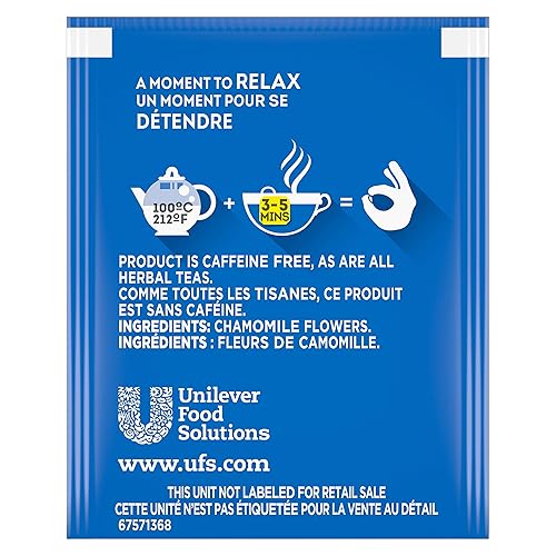 Miniatura 7 de Lipton Bolsas de té desafinadas, té de manzanilla, bolsas de té de hierbas para té caliente, 28 bolsas de té (paquete de 6)