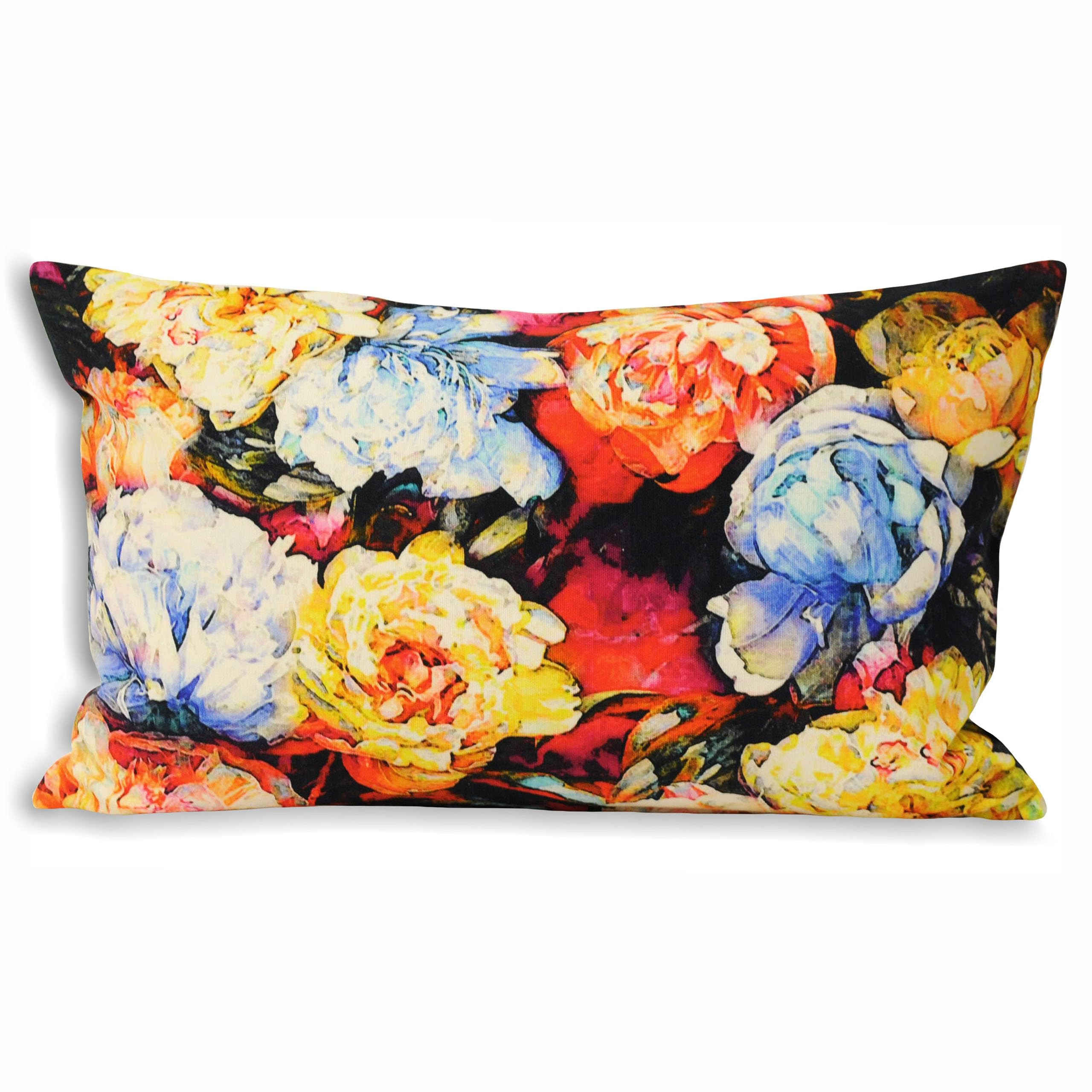 Paoletti Chaumont Feather Filled Cushion, Multicolour, 30 x 50cm