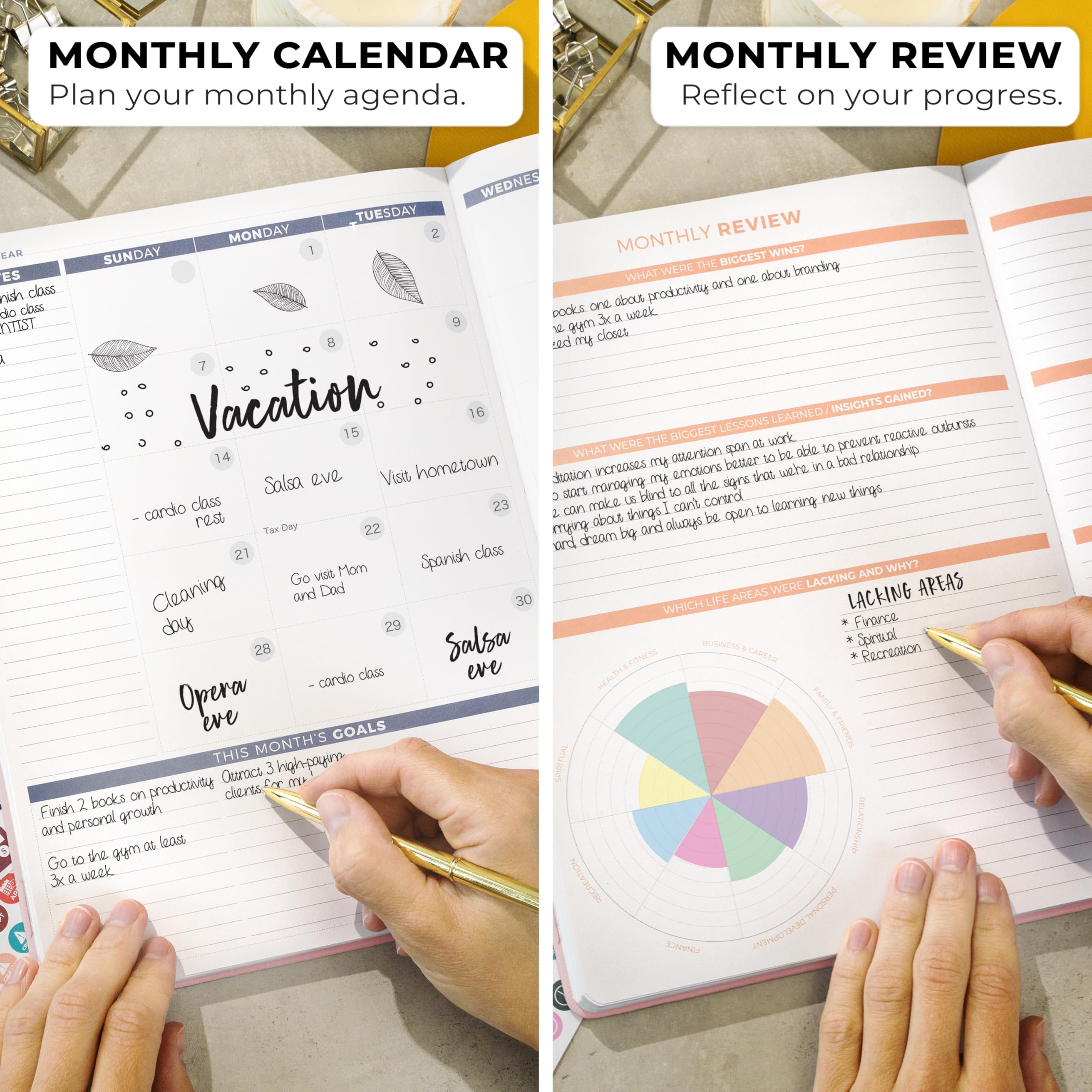 Clever Fox Planner PRO 2nd Edition, Undated Weekly Agenda for Tasks & Time Management, Life Organizer with To-do List - Image 4