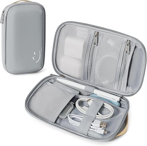 Miniatura 15 de Organizador de Cables de Viaje Travelkin, Estuche Organizador Electrónico Pequeño de Viaje, Bolsa Organizadora de Cables para Cables, Cargadores de