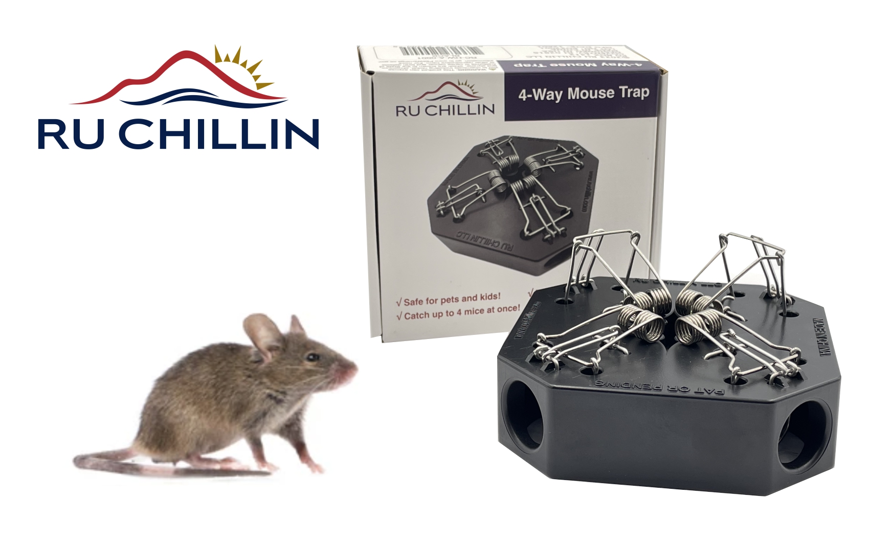 trappie mosh ラグラン Amazon.com : RU CHILLIN Reusable Mouse Trap - Multi Catch Mice