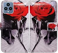 Vista 16 de REVVL 6 5G - Funda para teléfono Bcov Paris Tower Butterfly de piel con tapa para teléfono con ranura para tarjetas, soporte para T-Mobile REVVL 6 5G