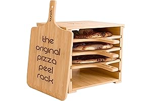 Wood Pizza Peel Rack