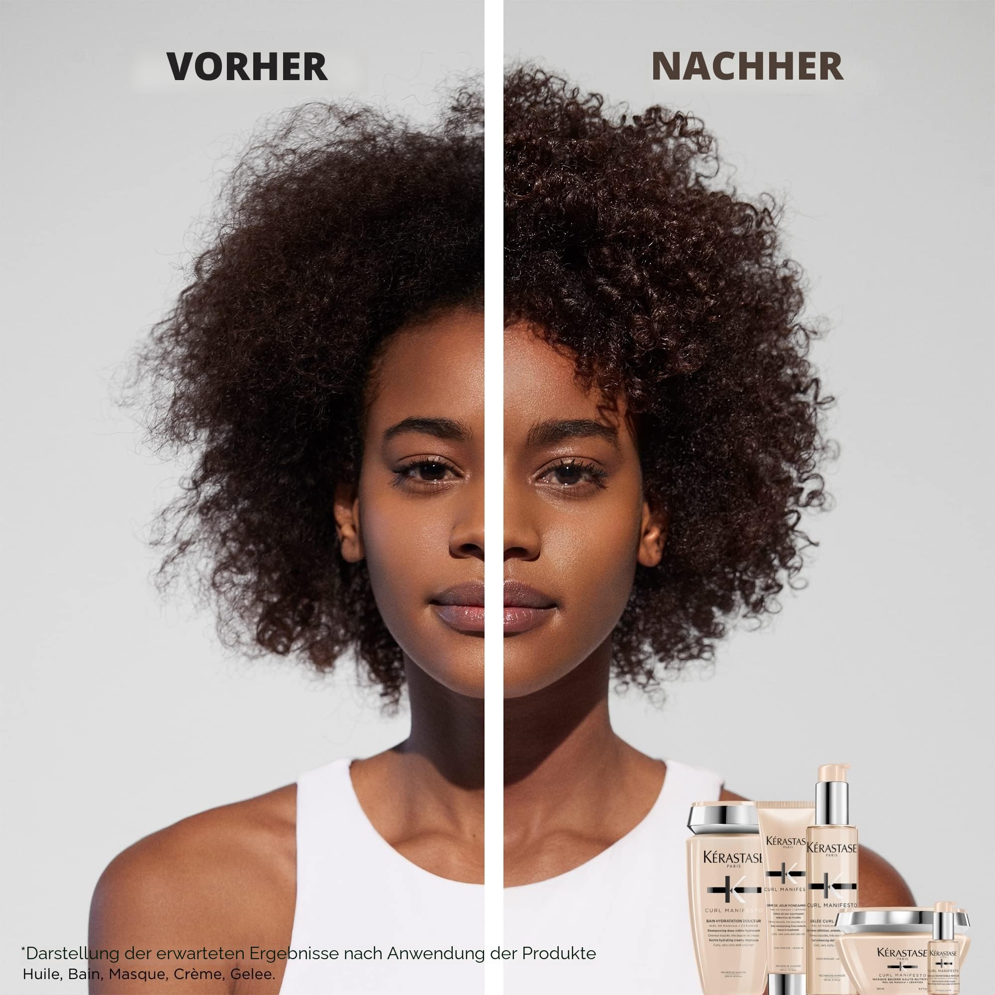 Kérastase | Haarmaske für krauses und lockiges Haar, Gegen Haarbruch und Frizz, Masque Beurre Haute Nutrition, Curl Manifesto, 200 ml