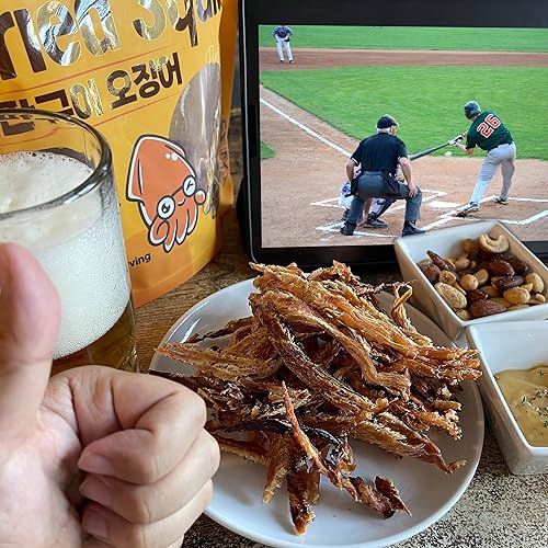 Miniatura 4 de Gangwon Export - Bocadillo de calamar seco sabroso bolsa de 9.17 onzas - Cecina de calamar a la parrilla en rodajas para adultos y niños - 0.43 oz