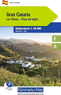 Kümmerly+Frey Outdoorkarte Gran Canaria 1:50.000: Mit Las Palmas, Playa del Inglés. Touren für Wanderer, Biker und mehr! Wetterfest und leicht lesbar