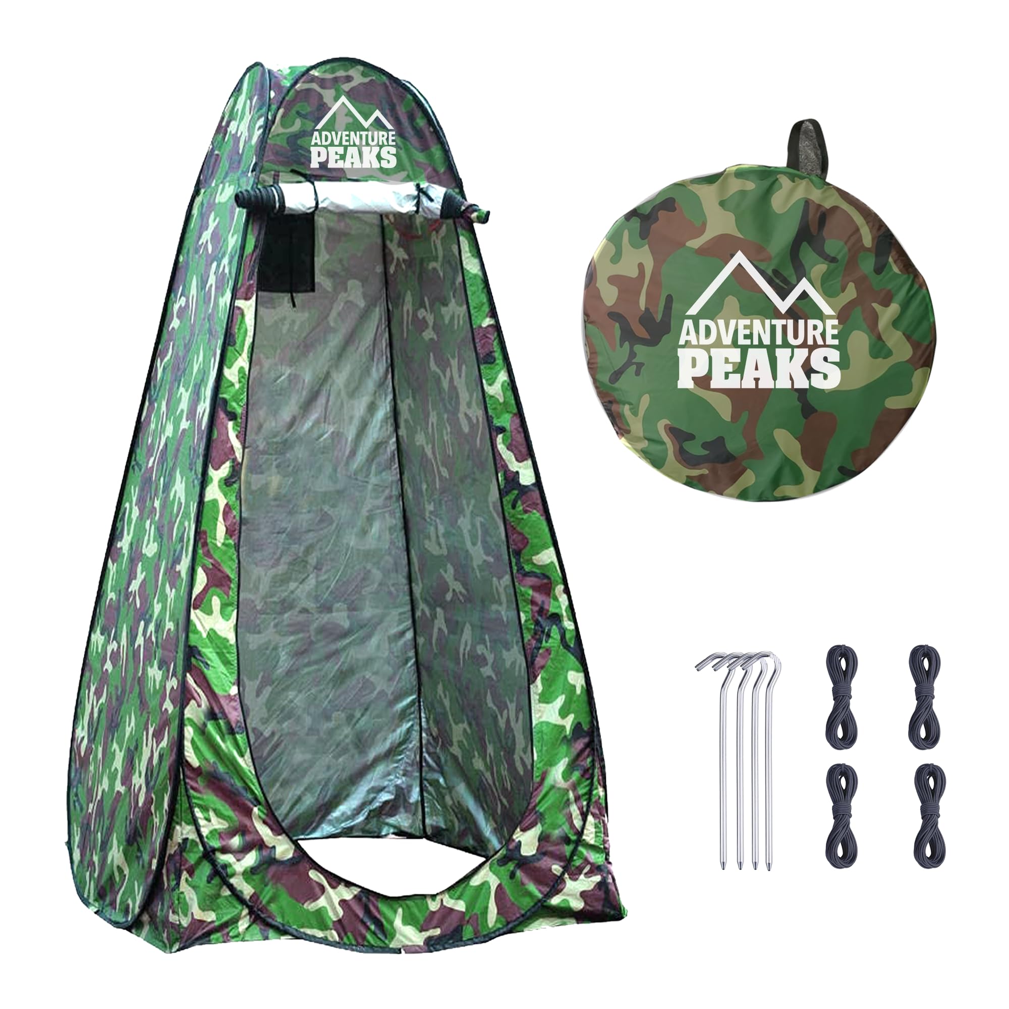 Pop-Up Toilet Tent for Camping – Portable Changing & Shower Space – Waterproof & Durable Small Tent for Adults – Privacy Shelter Outdoor, Beach & Hiking – Carry bag