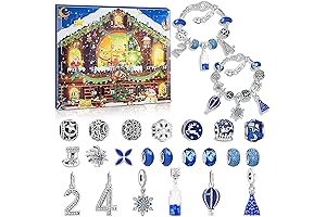 Christmas Advent Jewelry Countdown Calendar for Girls
