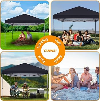8x8 Canopy Replacement Top Only,Waterproof Pop Up Canopy Tent Top Replacement Cover Roof with Windproof Ropes for Straight Leg Frame, 420D Polyester for Outdoor Garden Pavilion Sun Shade(Gray)