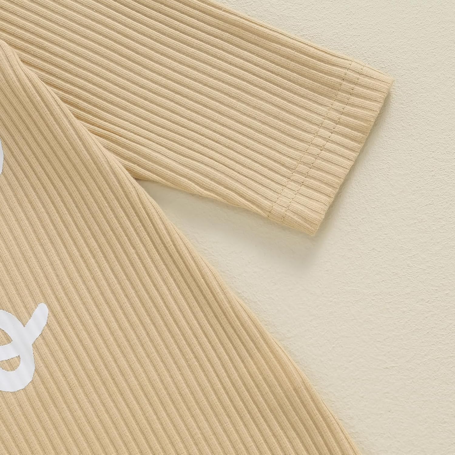 FIOMVA Little Dude Outfits Newborn Baby Boy Fall Winter Romper Jumpsuit Long Sleeve Onesie Rib Knit Onepiece Hat Set - Image 5