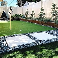 Vista 5 de Edge Right - Borde de acero para jardines con martillo - Tiras de 48" - Profundidad de 6" con parte superior redondeada de 1/4" de acero COR-Ten