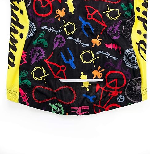 Vista 108 de Hotlion Verano Ciclismo Jersey Hombres Mountain Bike Jersey Secado rápido Bicicleta Camisa Manga Corta Ciclismo Ropa