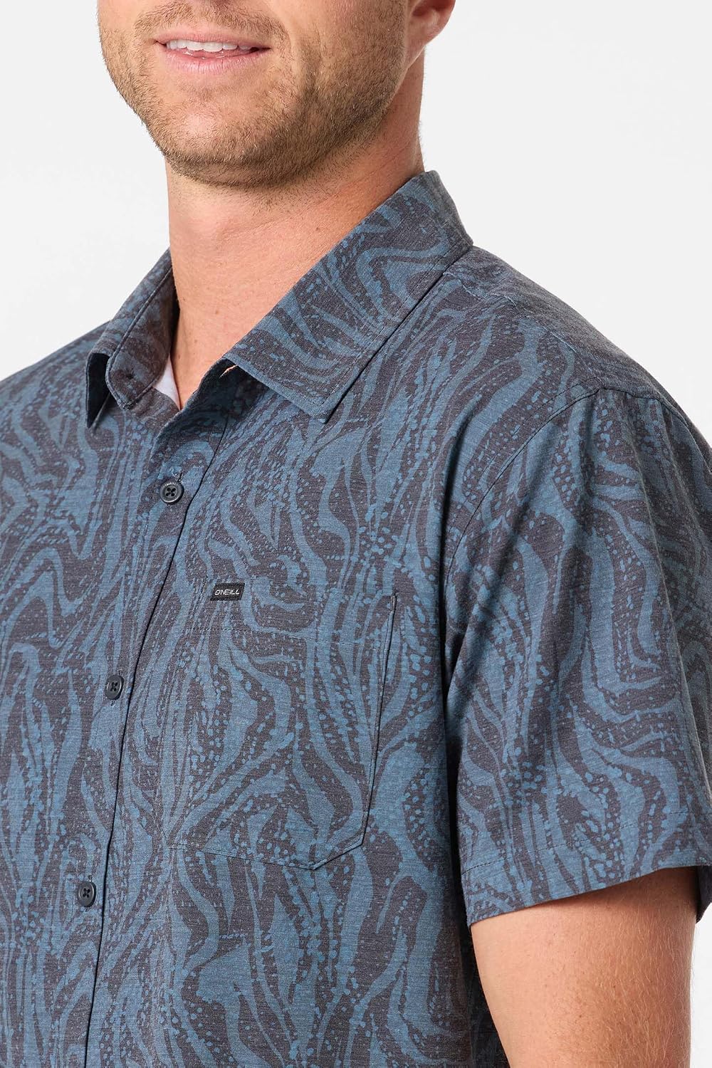 O’Neill Men’s TRVLR UPF Traverse Standard Fit Shirt | UPF 50+ Sun Protection, Hyperdry Moisture Wicking