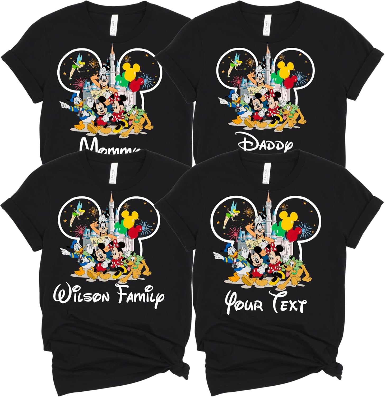 Custom Magic Kingdom Mouse Ear Family Matching Vacation Shirts, Personalized Wonder Dream Birthday Squad Outfit, Trip Apparel