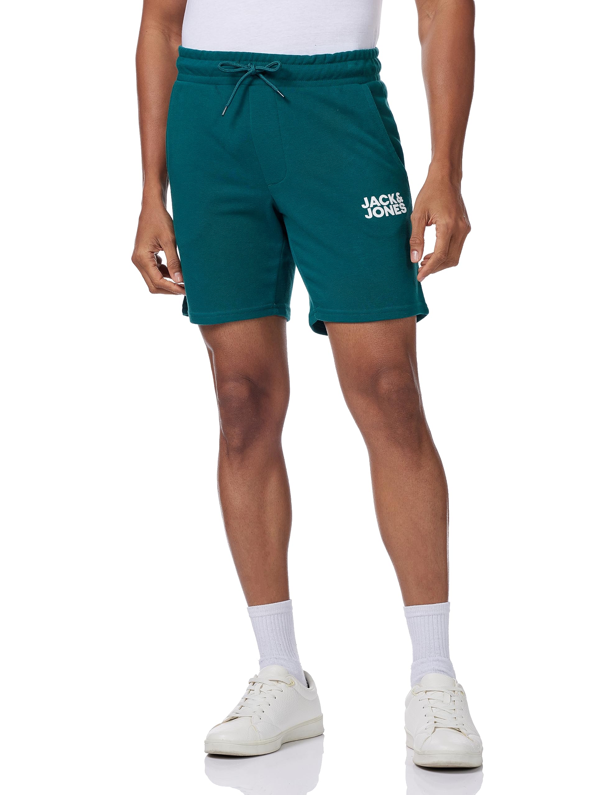 JACK & JONES Pantalones Cortos de Sudadera Bermuda Ajuste cómodo hasta la Rodilla con Bolsillos Laterales — view 19