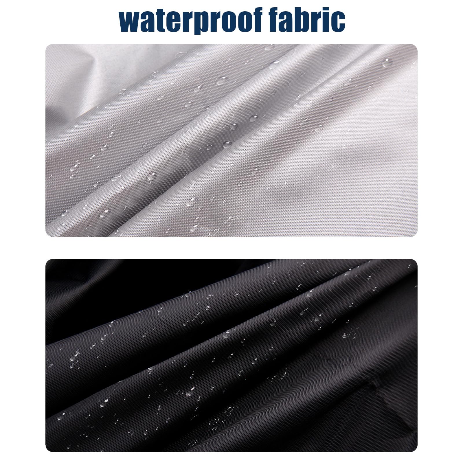 Xmart Bolsa de Tela Antideslizante para Neumáticos Impermeable Cubierta de Rueda Funda Protectora Plata Funda para Ruedas Recubierto 210D Oxford Bolsa para 4 Neumáticos 85 * 120cm