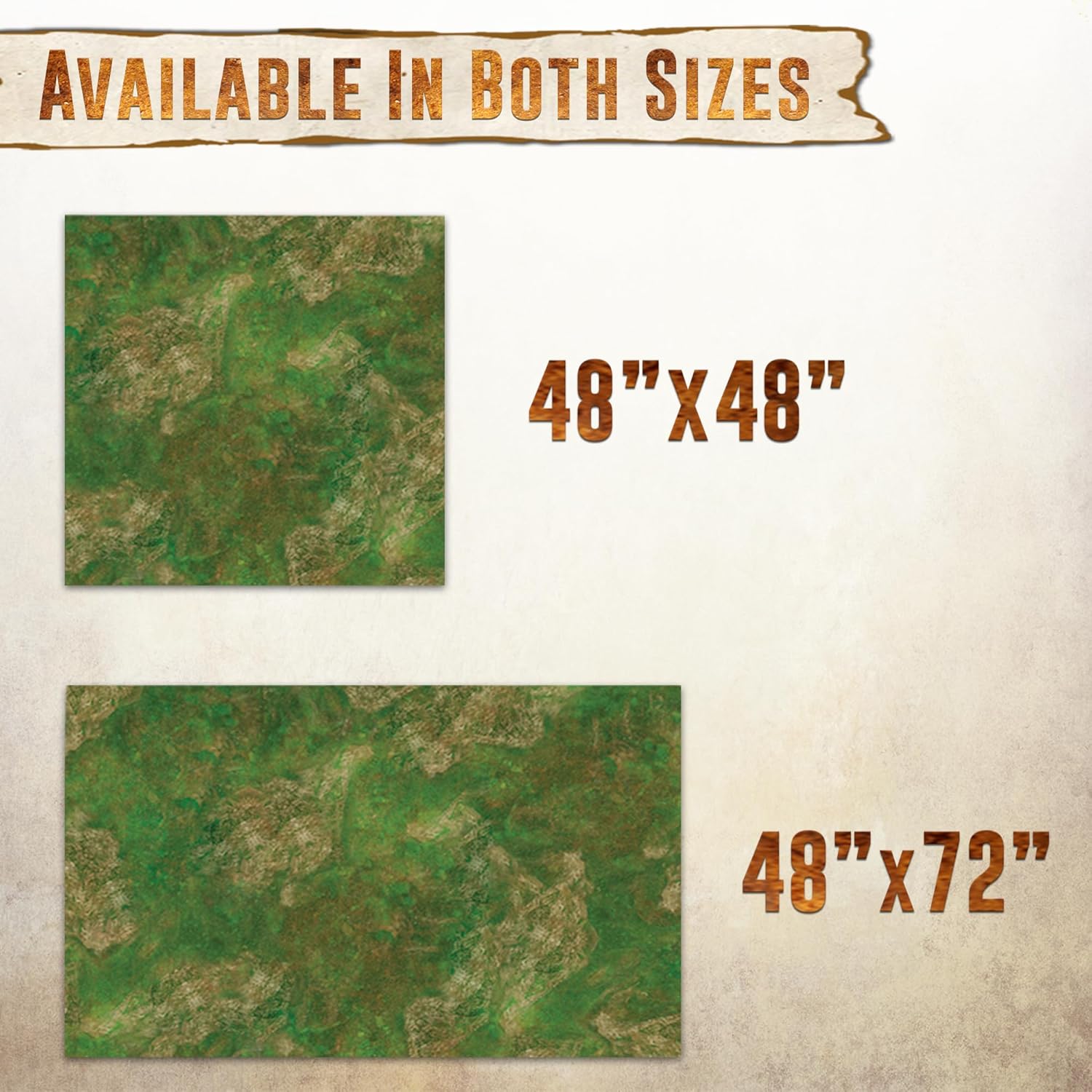Wargaming Battle Mat, 48"x48" - Terrain for Warhammer 40K, Dungeons and Dragons, Tabletop RPG, Miniatures & Strategy Games - Durable Vinyl Map