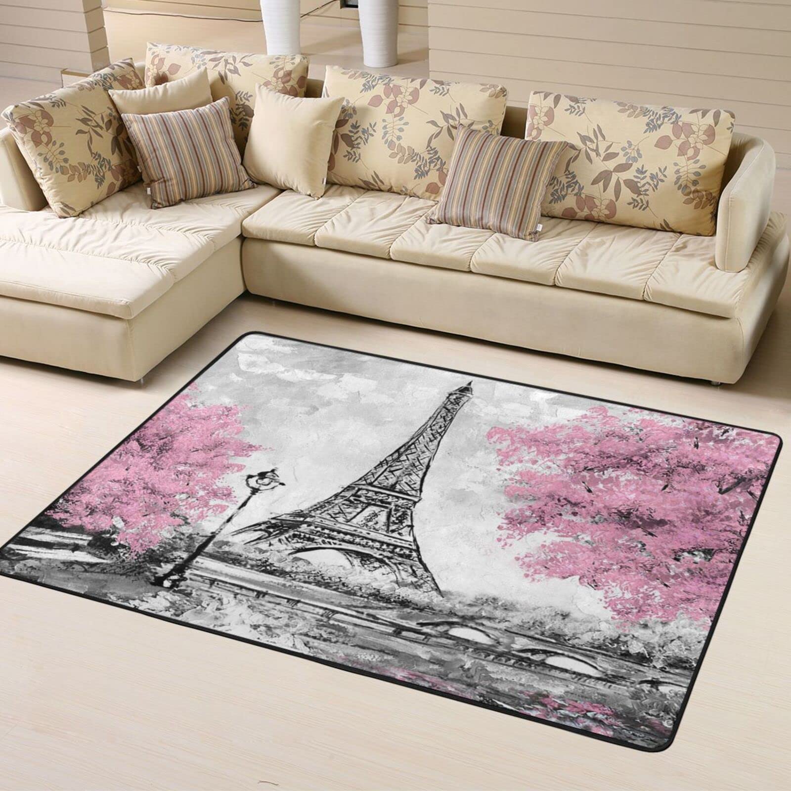 Tapis de chambre Tour Eiffel pour créer un coin lecture cosy et chaleureux dans le dortoir