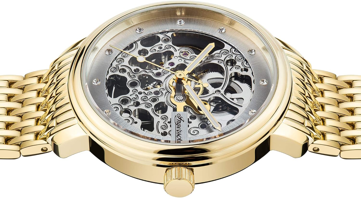 Ingersoll The Crown Ladies Automatic Watch I06103 with a Stainless steel case and stainless steel bracelet Ingersoll The Crown Ladies Automatic Watch I06103 with a Stainless steel case and stainless steel bracelet