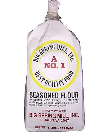 Amazon Com Big Spring Mill A No 1 Seasoned Flour 5 Pound Bag Grocery Gourmet Food