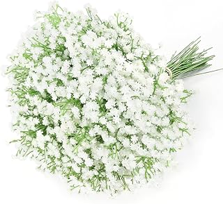 30 PCS White Artificial Flowers,Spring Beautiful Artificial Gypsophila Bouquets for Wedding Party Home Decoration Used as a Background Insert for Wedding Ceremonies