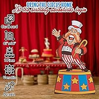 Vista 2 de Fun Express Circus Ring Leader Cartón Stand Up - Decoración de fiesta de carnaval - Suministros de escuela bíblica de vacaciones VBS/Decoración