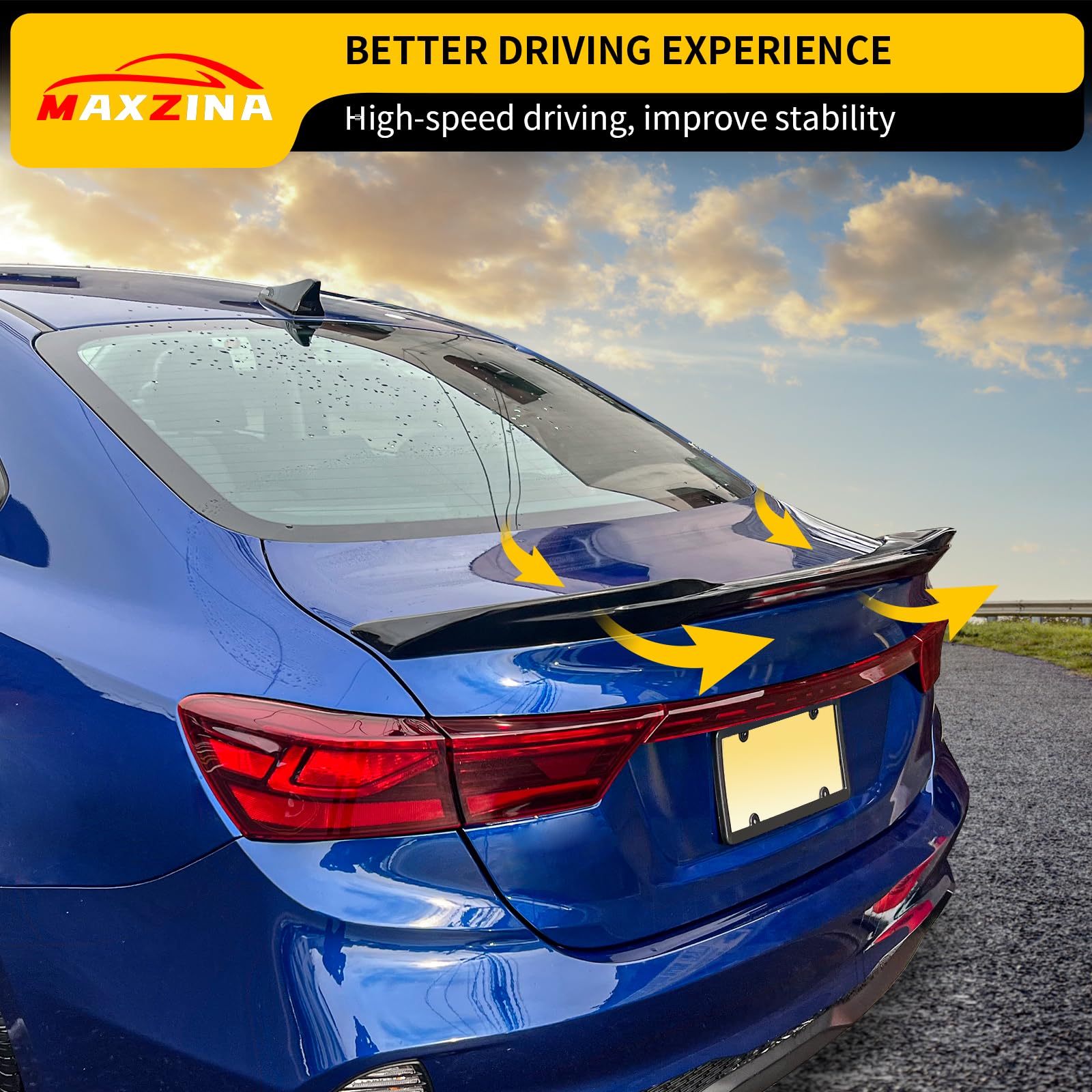 Amazon.com: Maxzina Spoiler Wing Compatible with 2019-2024 Kia