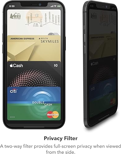 Miniatura 183 de ZAGG Glass Elite VisionGuard + - Protector de pantalla con filtro de luz azul para iPhone 11 Pro, iPhone Xs, iPhone X - invisibleShield - Protección