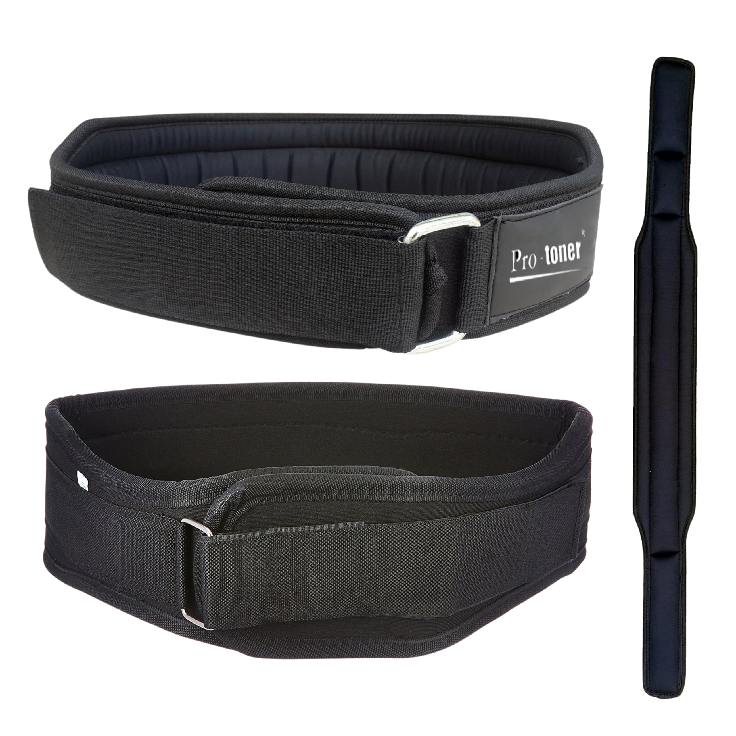 Protoner 4" Foam Padded Weight Lifting Belt Back Gym Strap Training Support Fitness Exercise Bodybuilding (Small) (B07CZCZ93P) Amazon Price History, Amazon Price Tracker