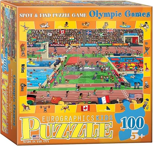 EuroGraphics Spot & Find Olympics Puzzle (100 piezas)
