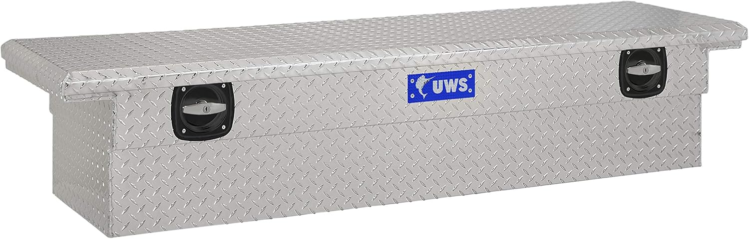 UWS SL-72-LP Bright Aluminum 72" Secure Lock Truck Tool Box, Low Profile (LTL Shipping Only)